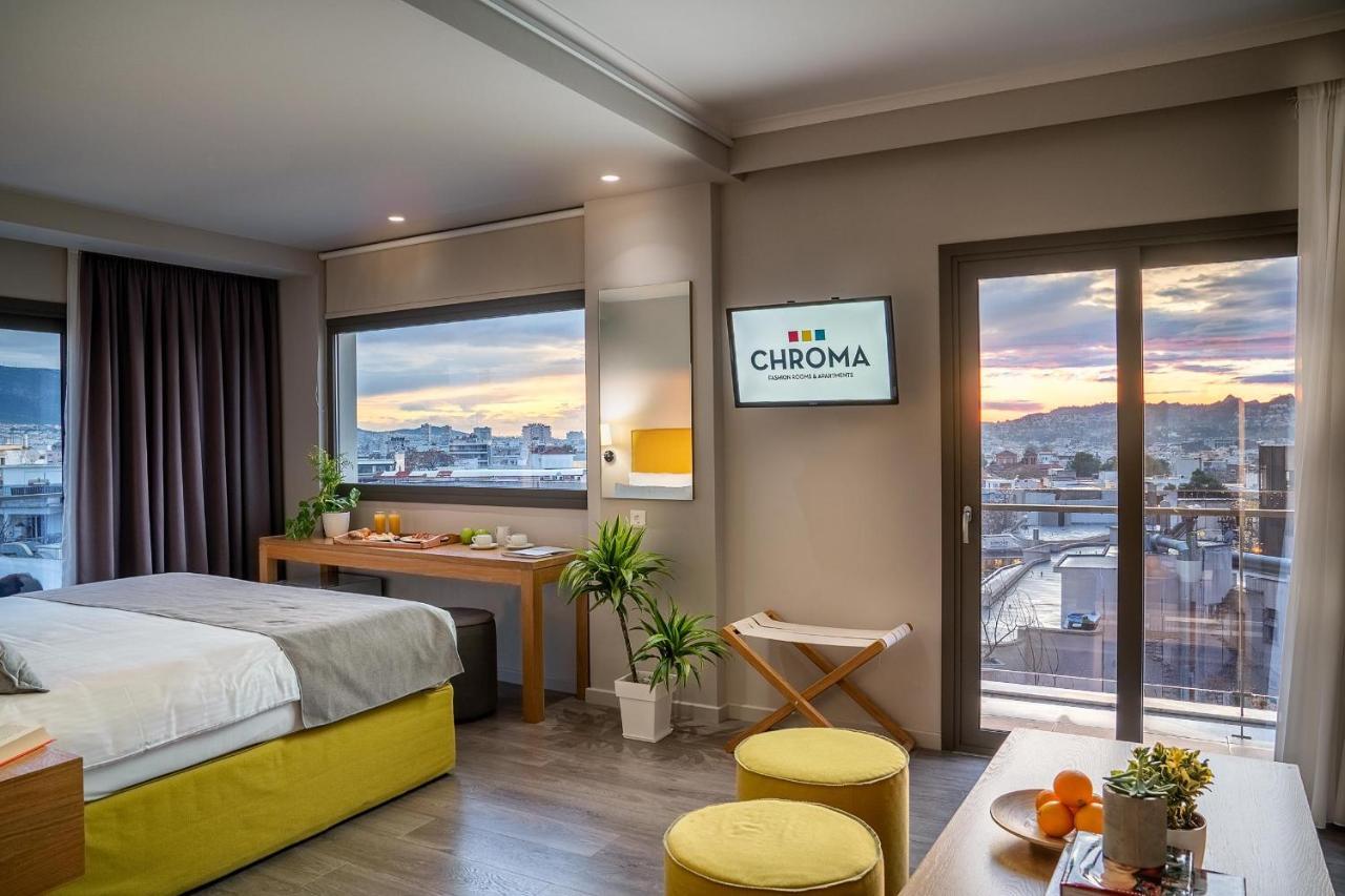 Chroma Fashion Rooms & Apartments Афіни Екстер'єр фото